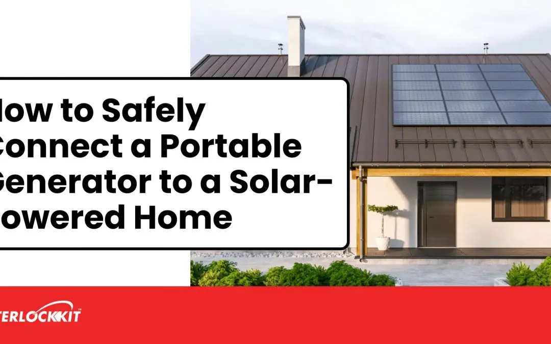 How to Safely Connect a Portable Generator to a Solar-Powered Home | Interlockkit 