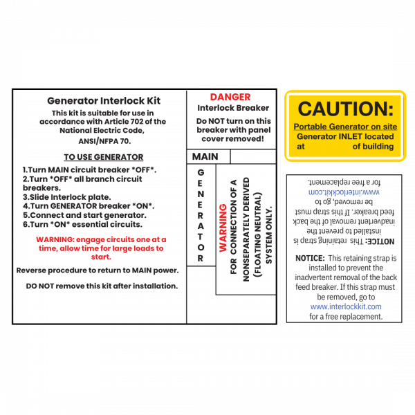 Image of Small Label Pack Non Solar Stickers (3)