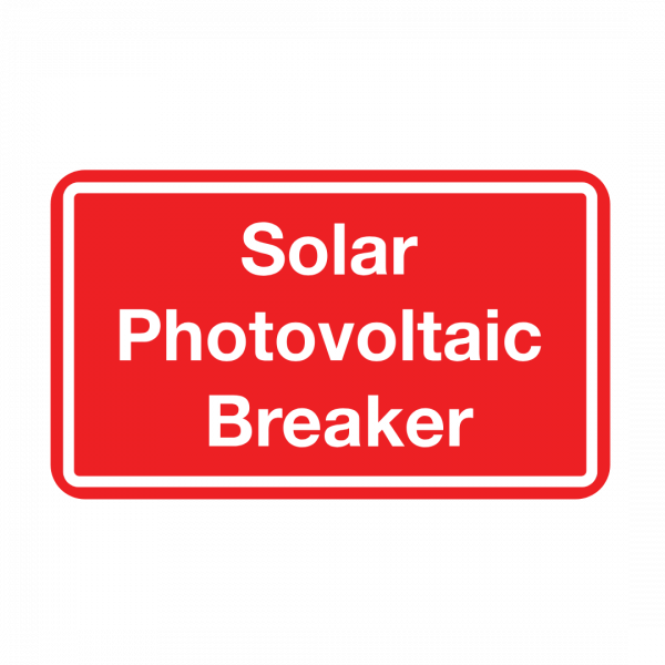 Image of Small Solar label Pack Solar Sticker