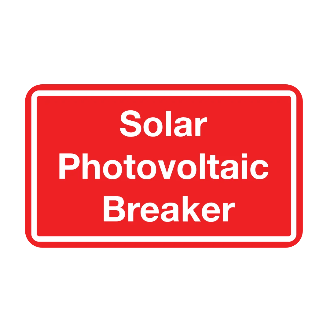 Image of Small Solar label Pack Solar Sticker