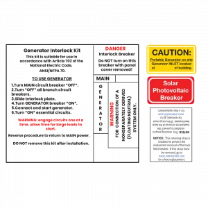 Image of Small Solar label Pack Solar Stickers