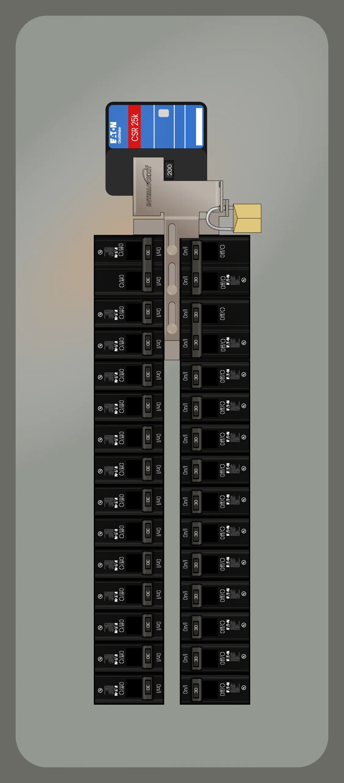 A photo of Lockable Interlock Kit KL-6510 With The Main Off and Generator On