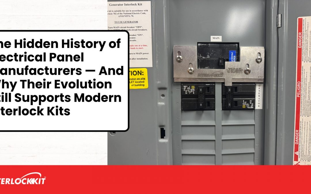 The Hidden History of Electrical Panel Manufacturers — And Why Their Evolution Still Supports Modern Interlock Kits