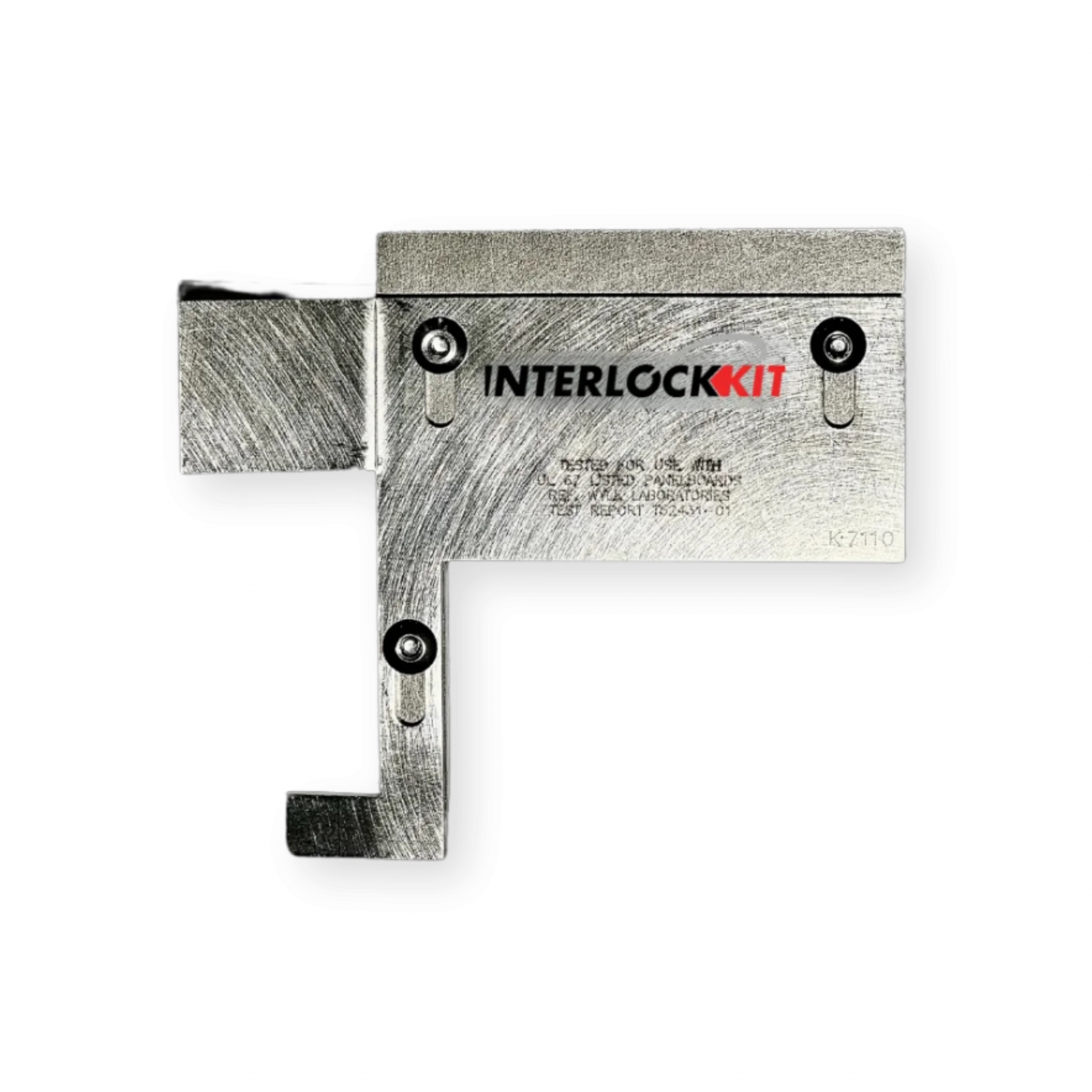 Electrical panel interlock kit for safe generator connection
