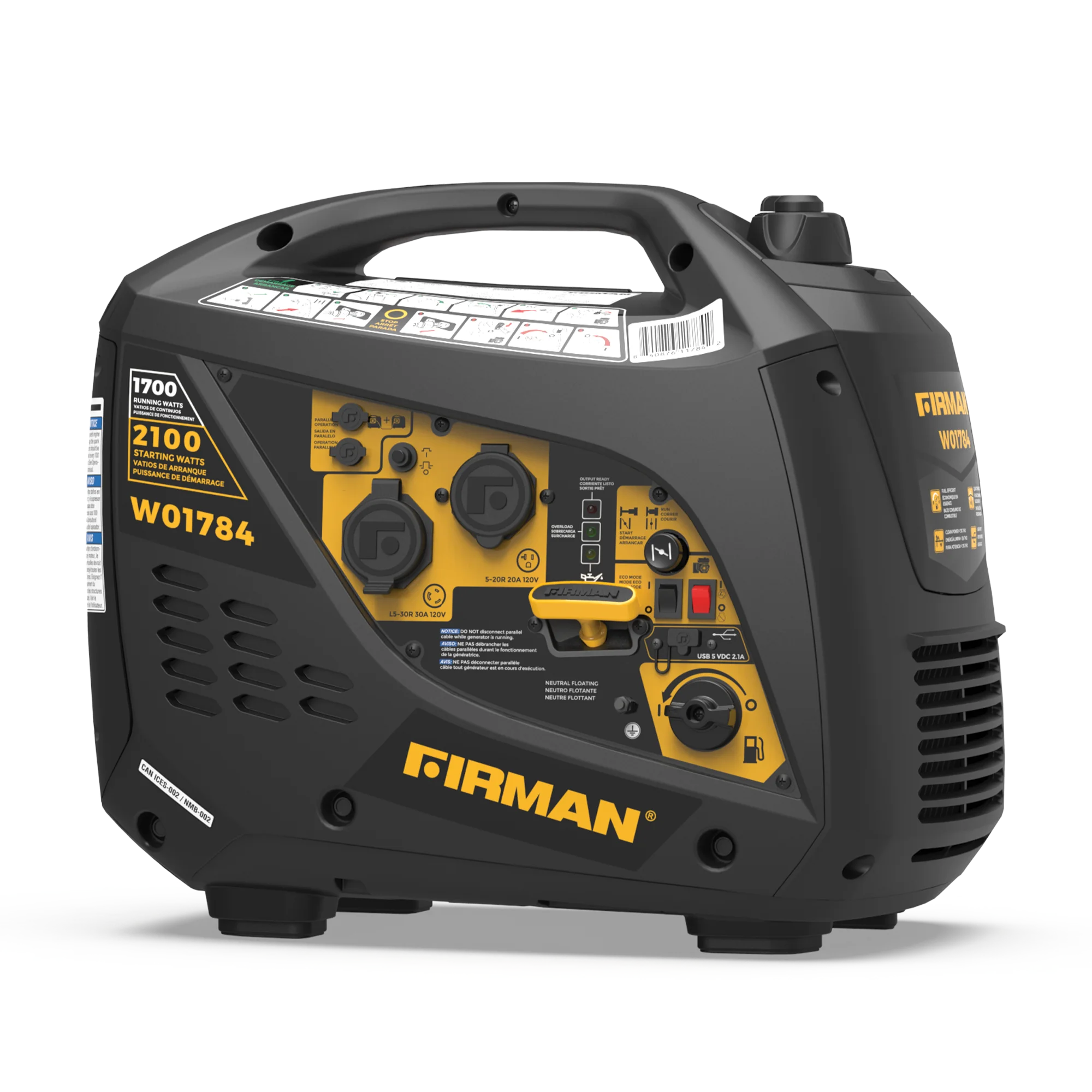 Inverter Portable Generator 2100W Recoil Start