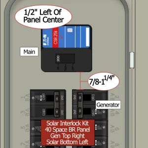 KS-6514 Solar Interlocked Eaton/BR 40 Space Panel Specs